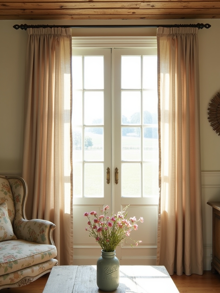 cozy rustic farmhouse atmosphere