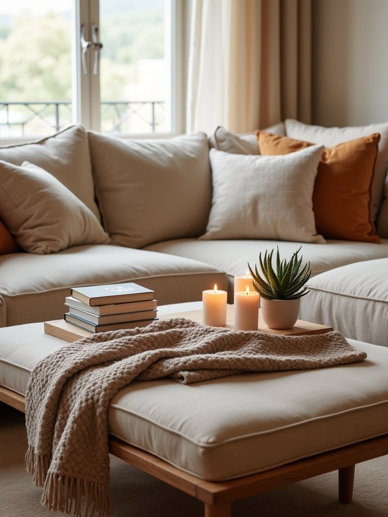 cozy textiles for comfort