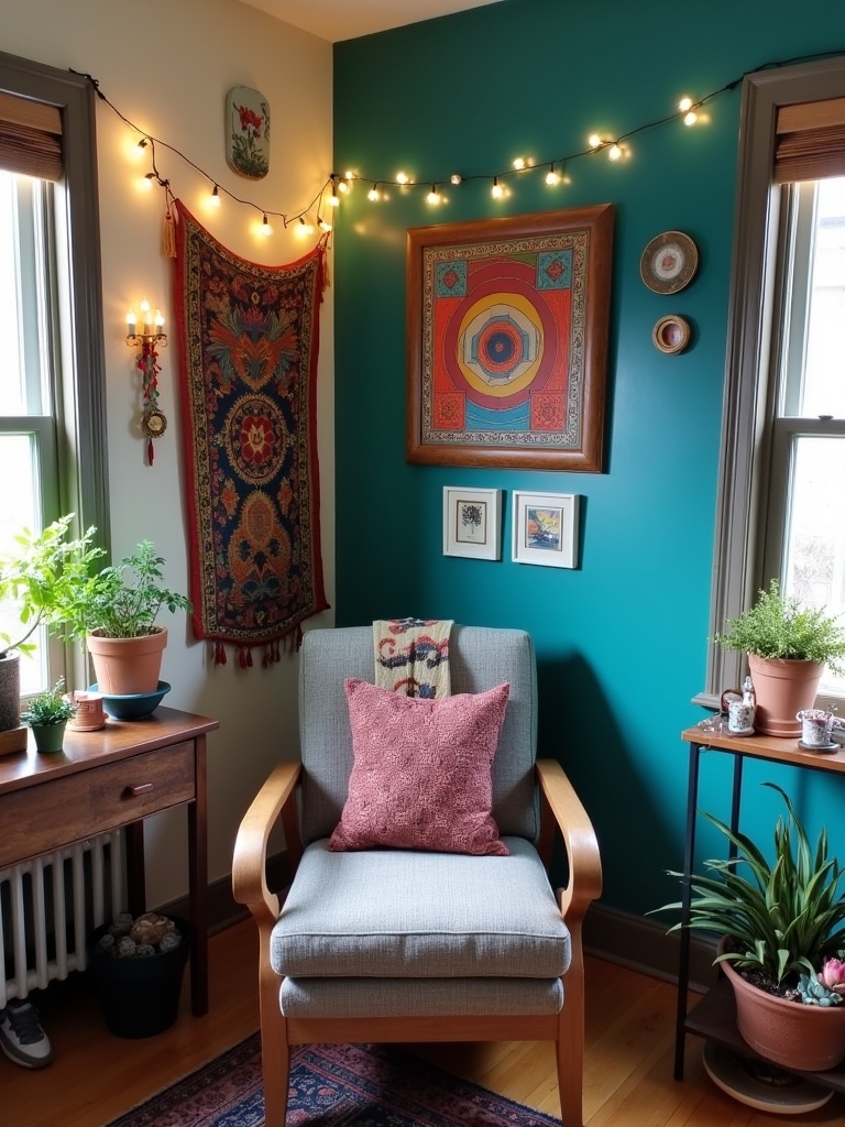 creative painted accent walls