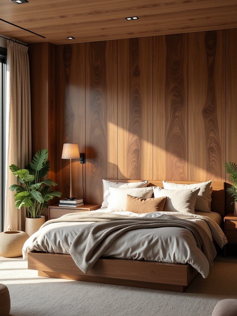 custom space saving wood bed