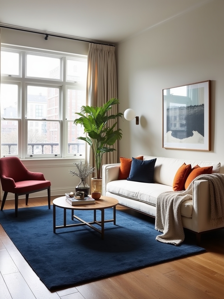 define spaces with rugs