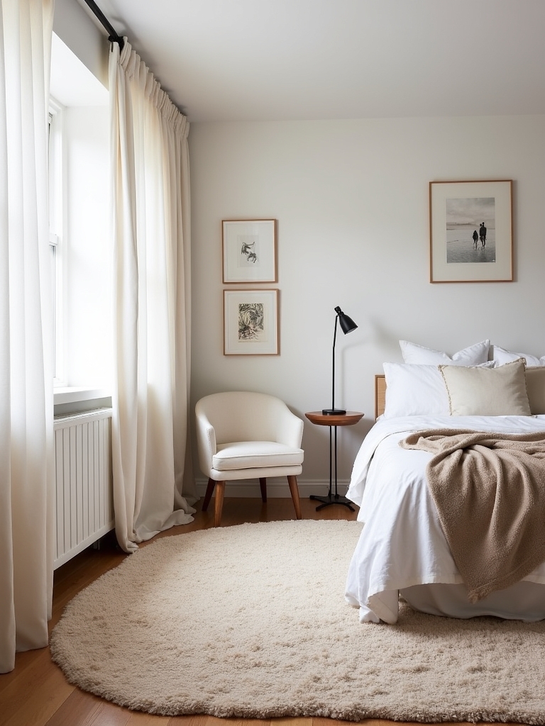 define spaces with rugs