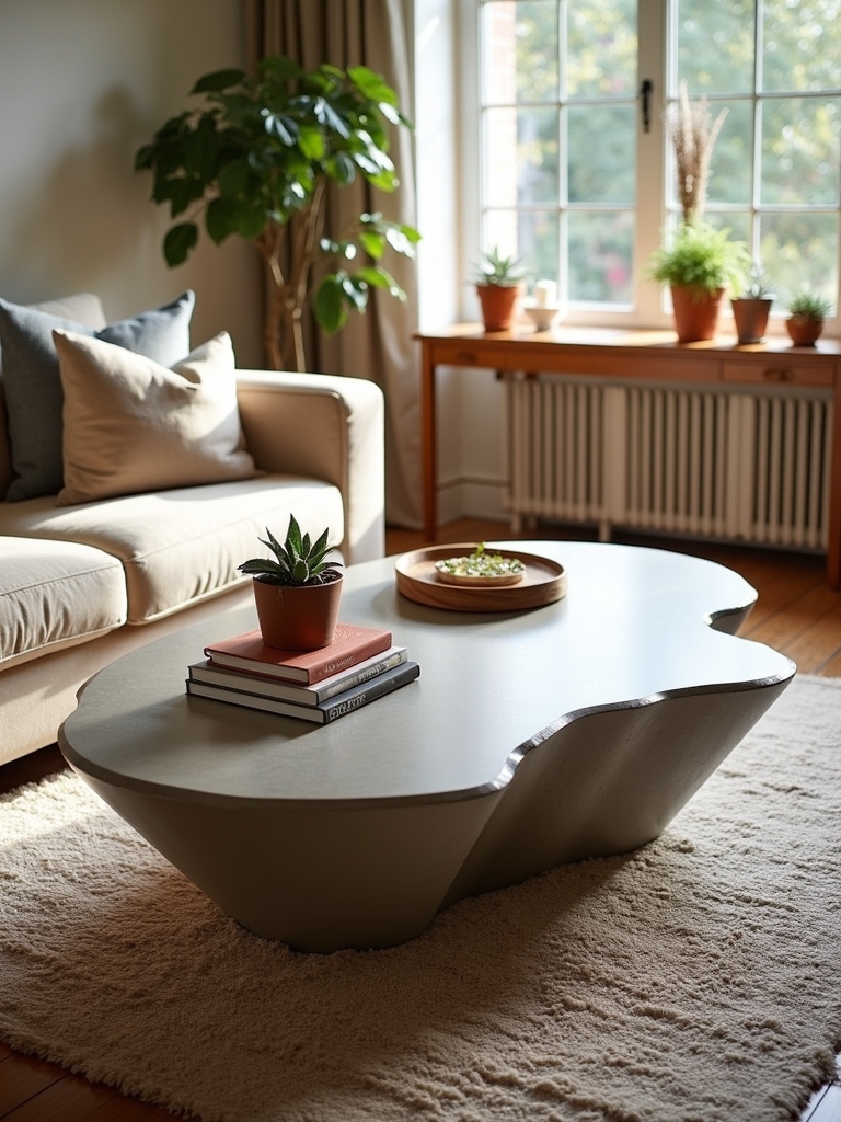 diy concrete coffee table