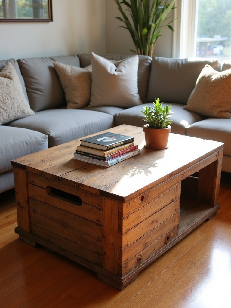 diy crate coffee table