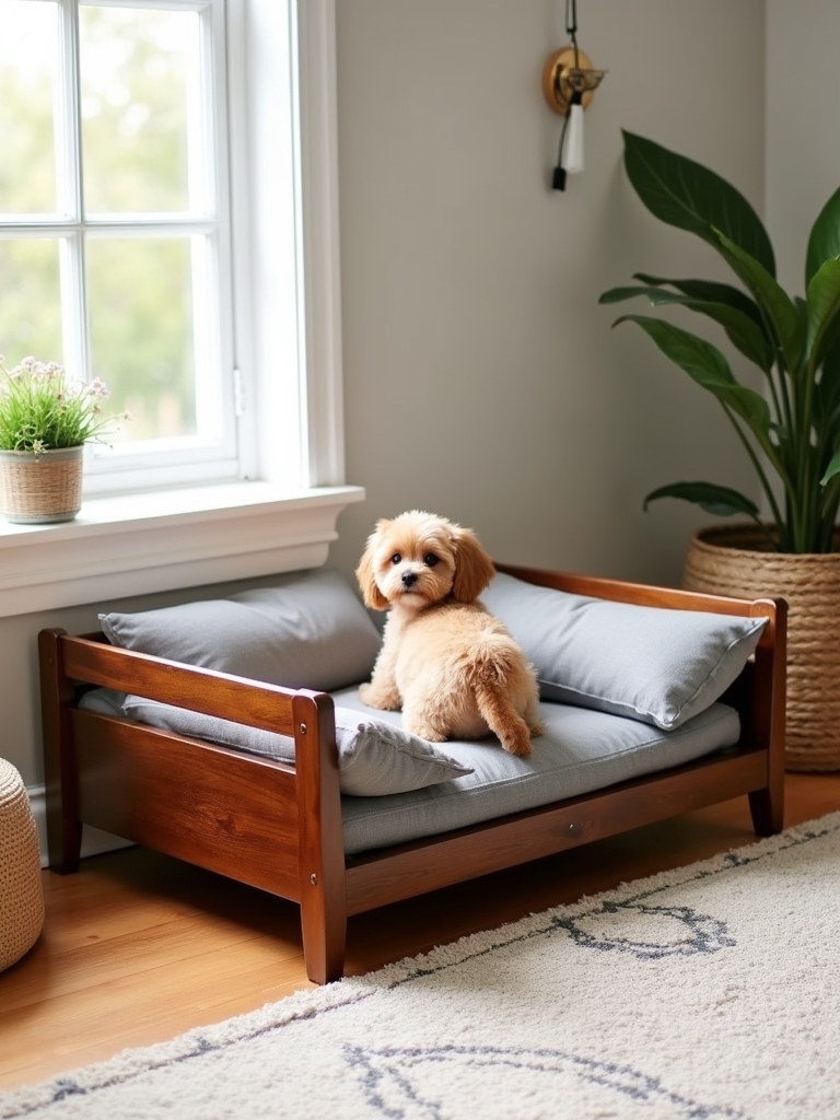 diy elevated dog bed