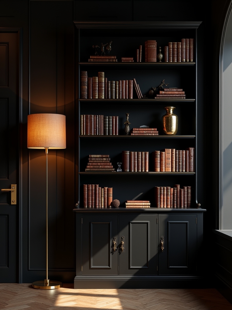 elegant black and gold