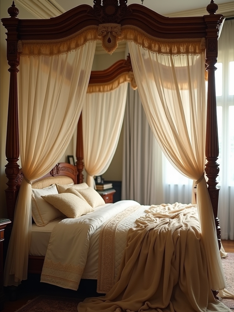 elegant canopy bed designs