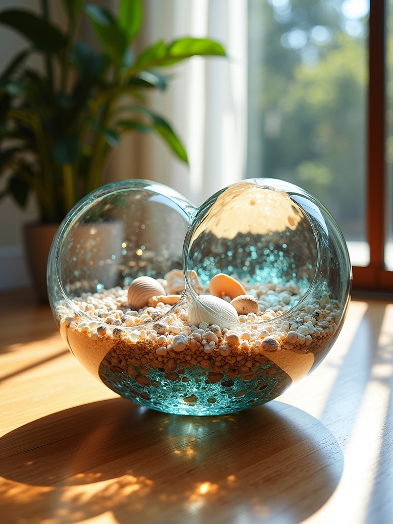 elegant glass orb design