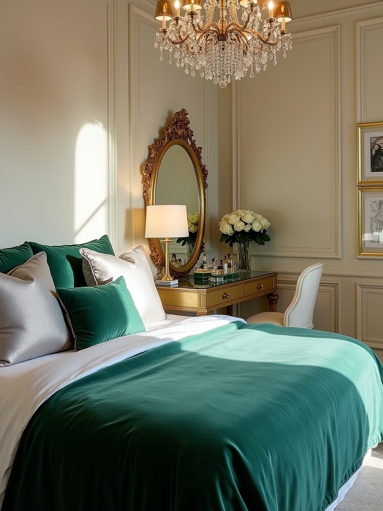 elegant luxurious bedroom retreat