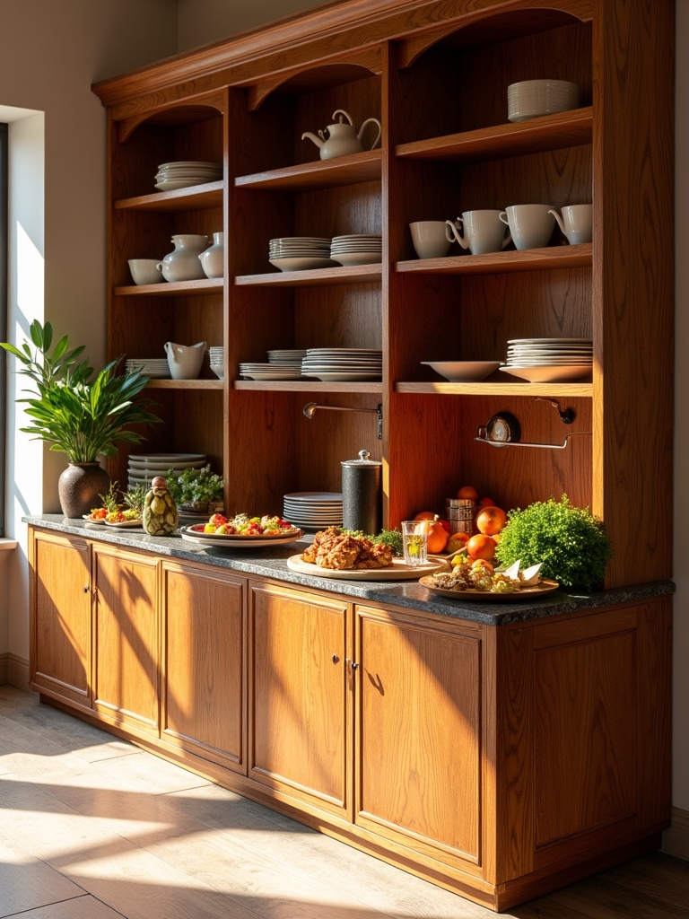 elegant tiered serving solution