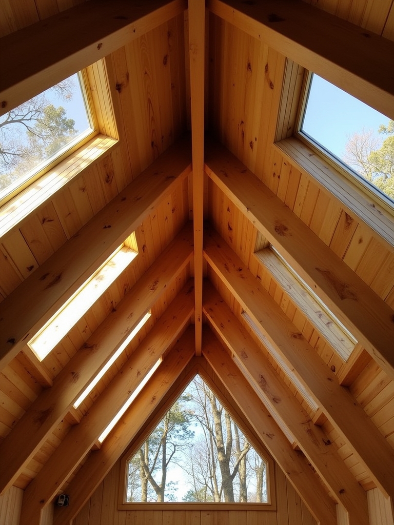 elegant vaulted wooden ceilings