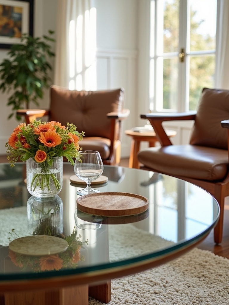 elegant versatile glass tables