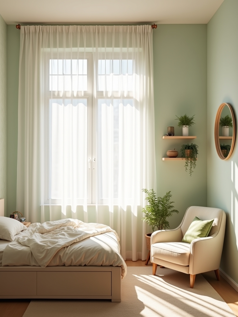 elevate curtains for spaciousness