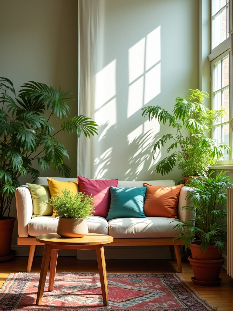 enhance space with plants