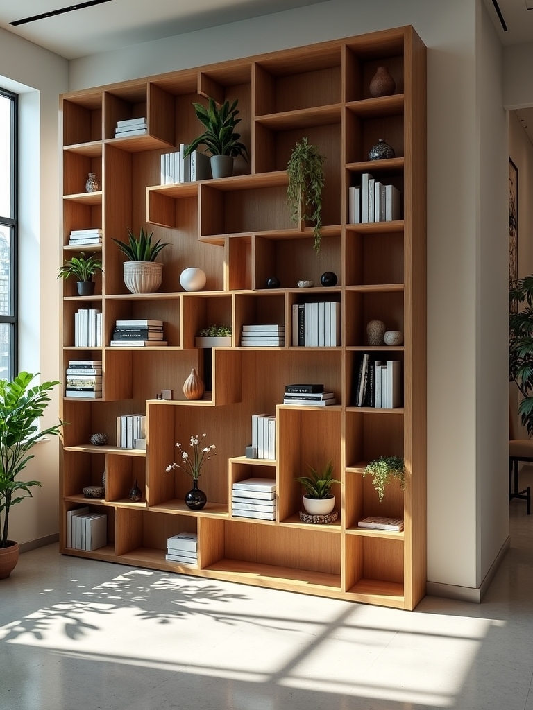 flexible modular bookshelf system