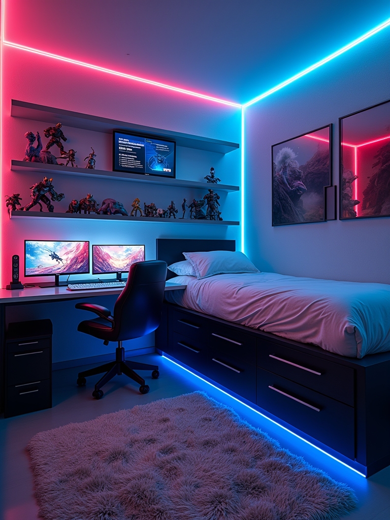 futuristic tech inspired retreat design