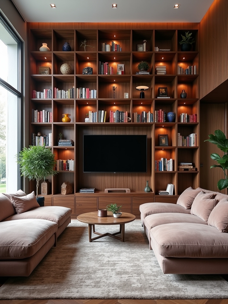 geometric cube bookshelf design