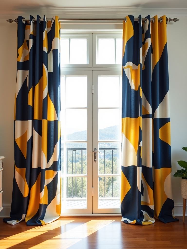 geometric prints for modern decor