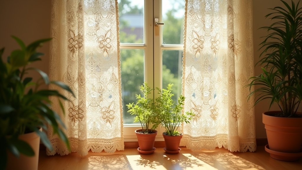 handmade crochet curtain ideas