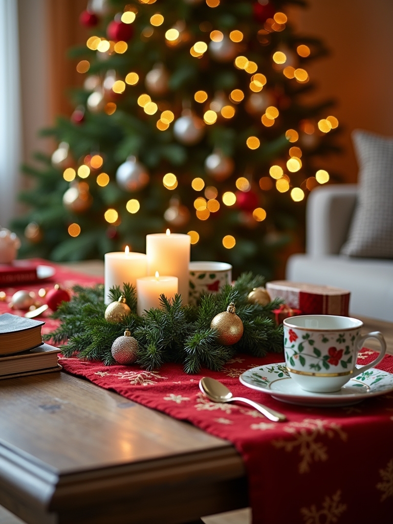 holiday table runner styles