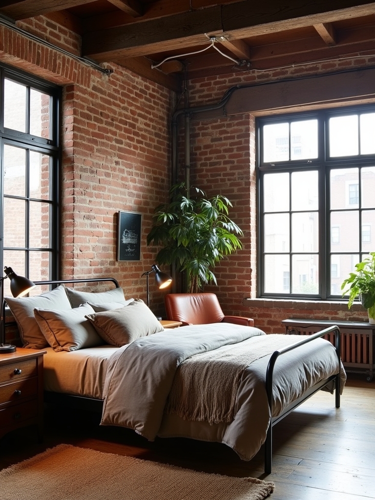 industrial modern bedroom design