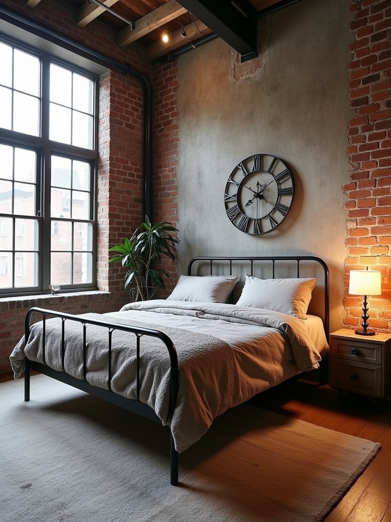 industrial modern bedroom design
