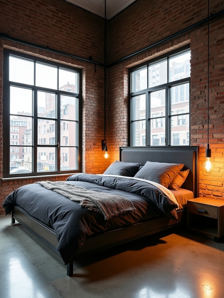 industrial style with raw materials