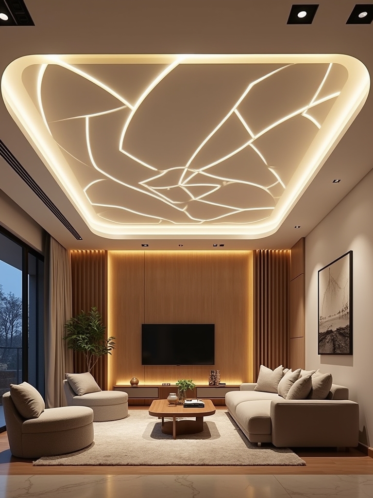 led lighting enhances ambiance