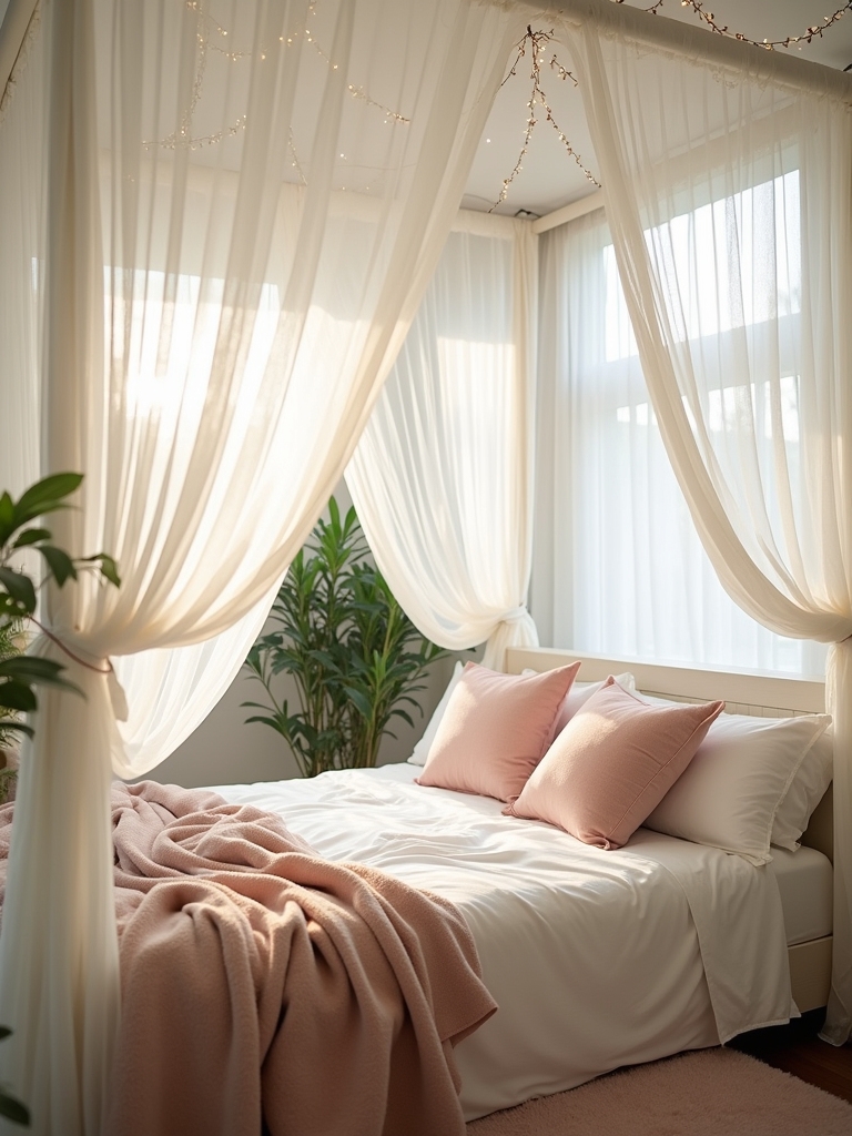 lightweight sheer canopy elegance