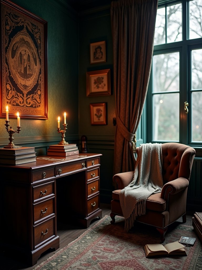 literary inspired vintage aesthetics