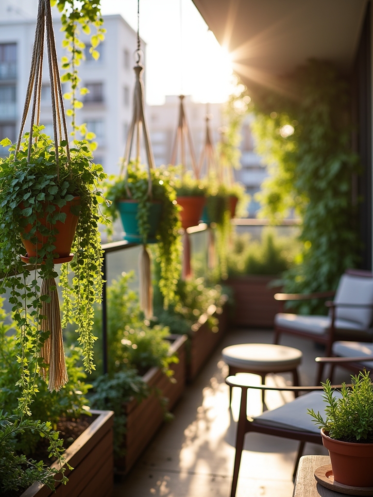 maximize balcony with planters