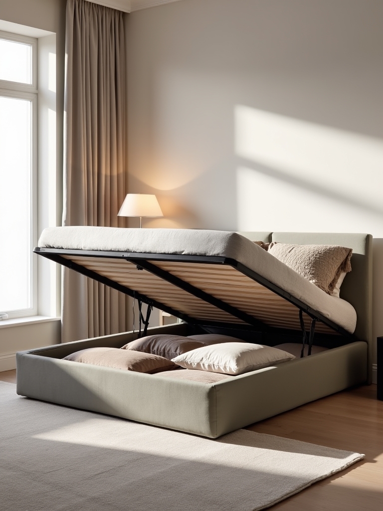 maximize bedroom storage space