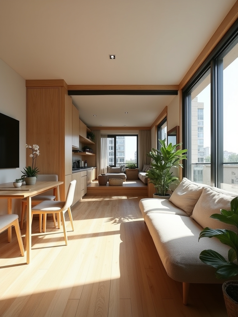 maximize space with sliding doors