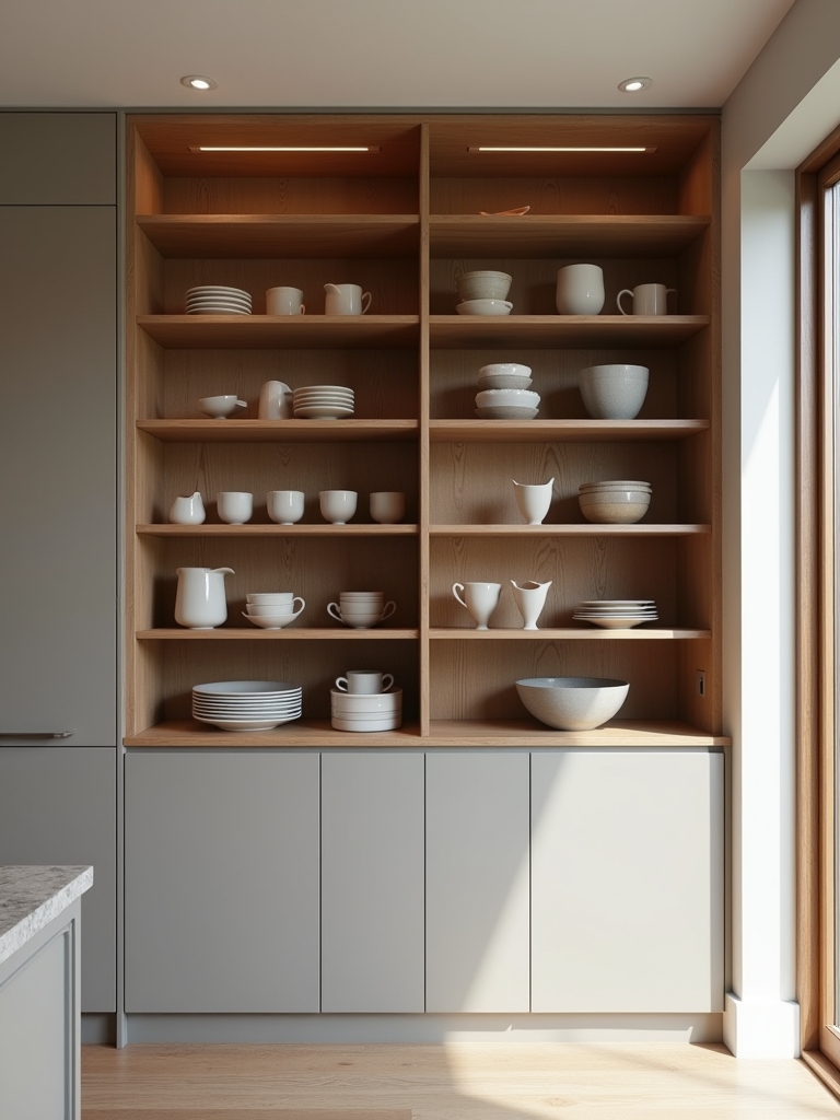 maximized kitchen storage solution