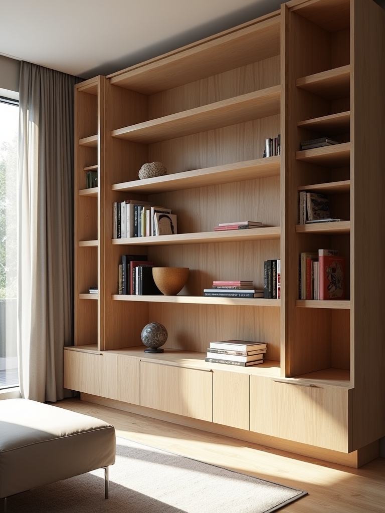 maximized space through concealment