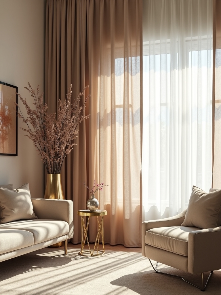 metallic accents enhance d cor