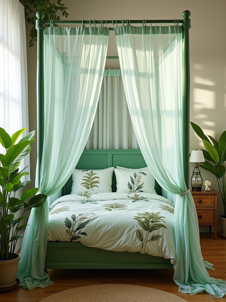 mint green canopy accessories