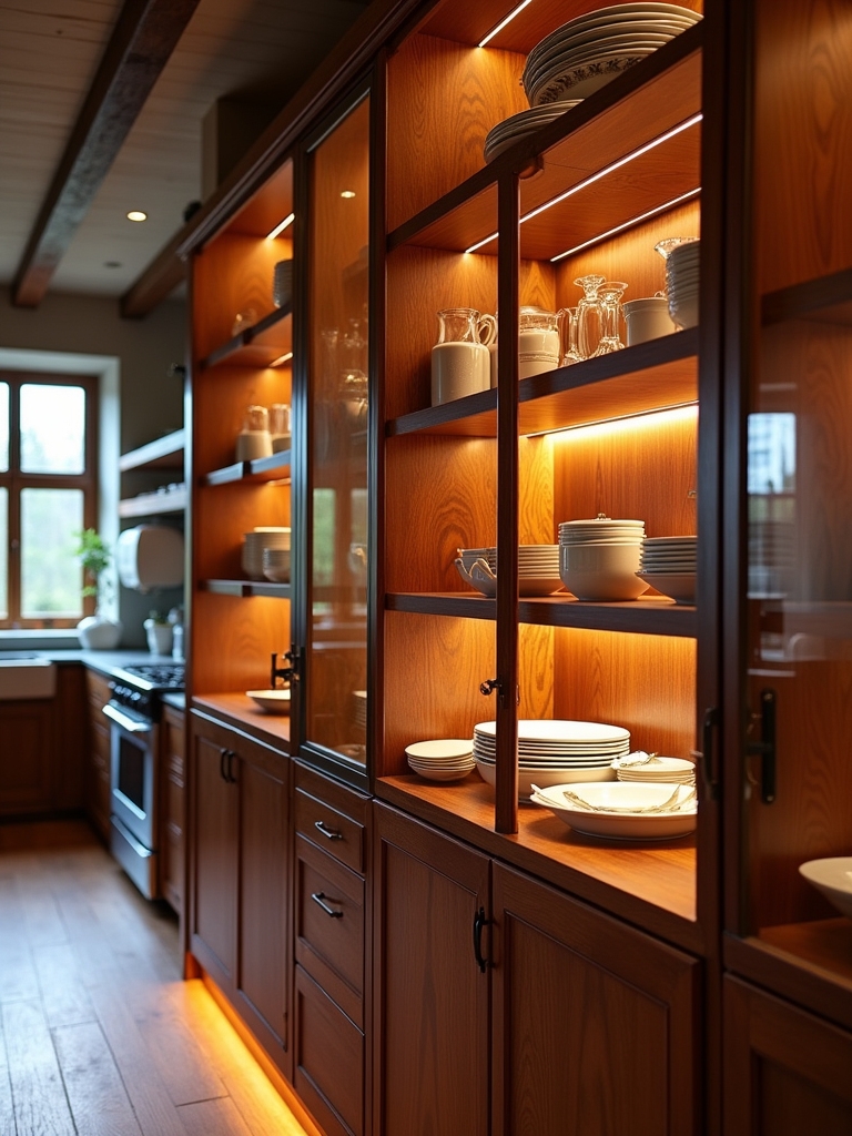 modern elegant wooden units