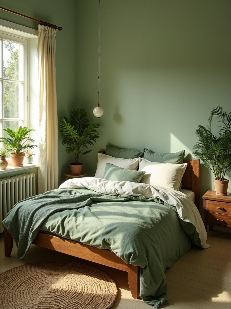 natural materials for bedrooms