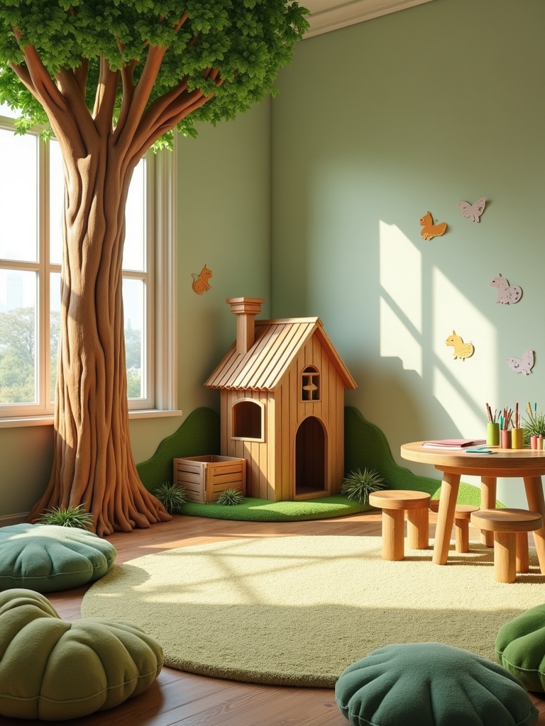 nature inspired children s playroom