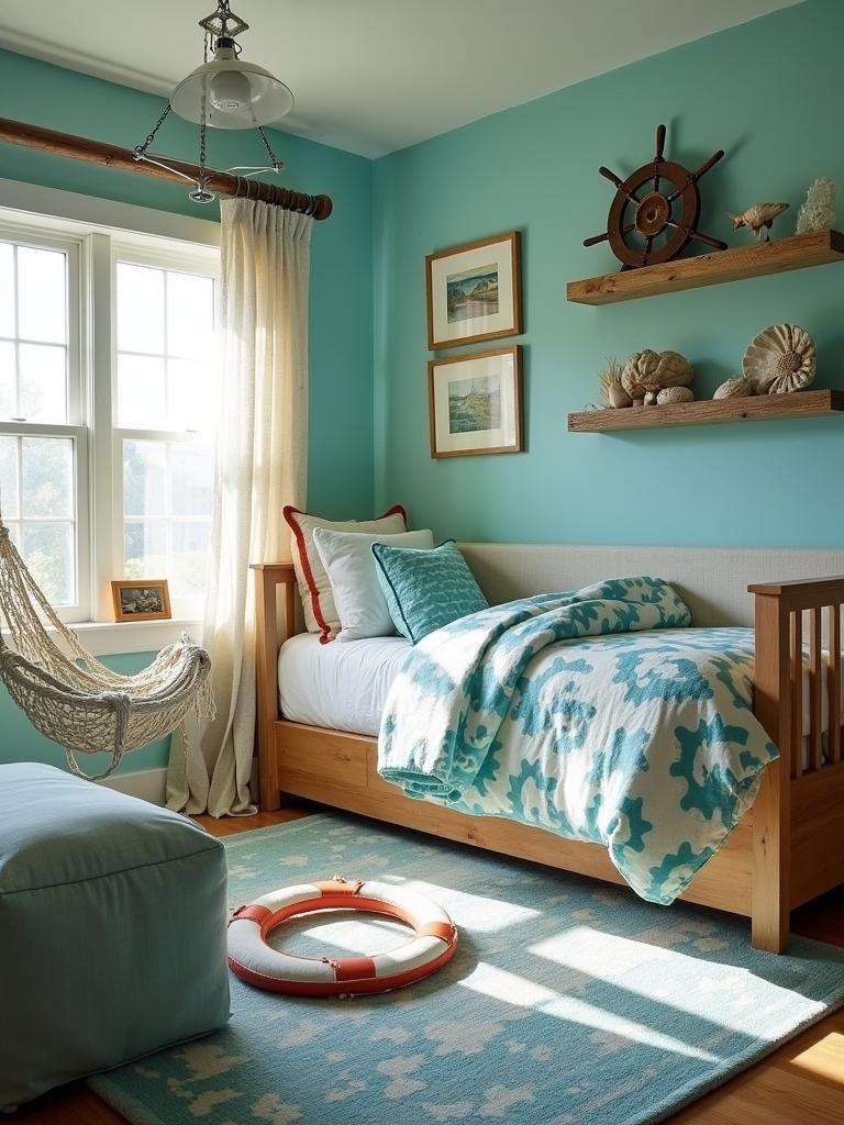 ocean themed bedroom decor