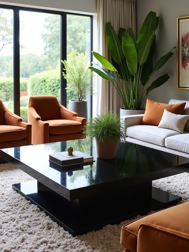 oversized black coffee tables