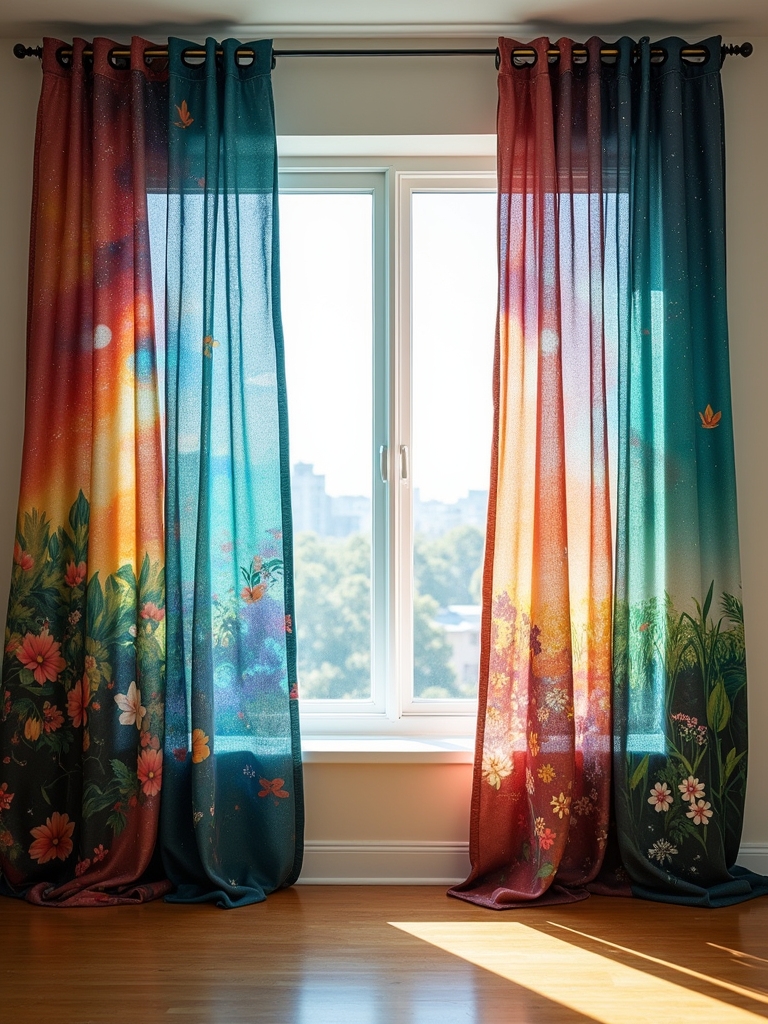 personalized photo curtain designs