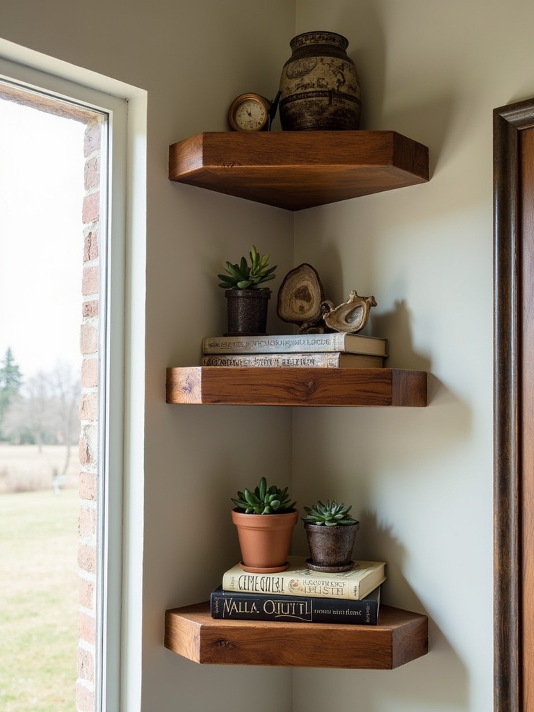 rustic charm for corners