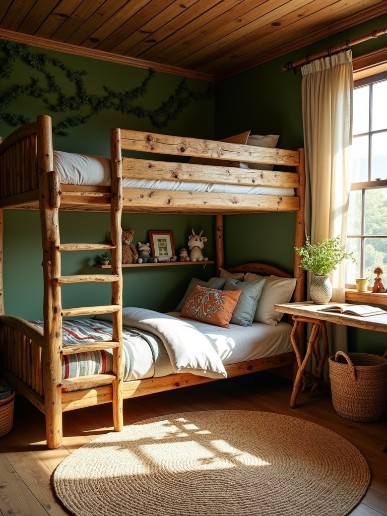 rustic earthy bedroom retreat
