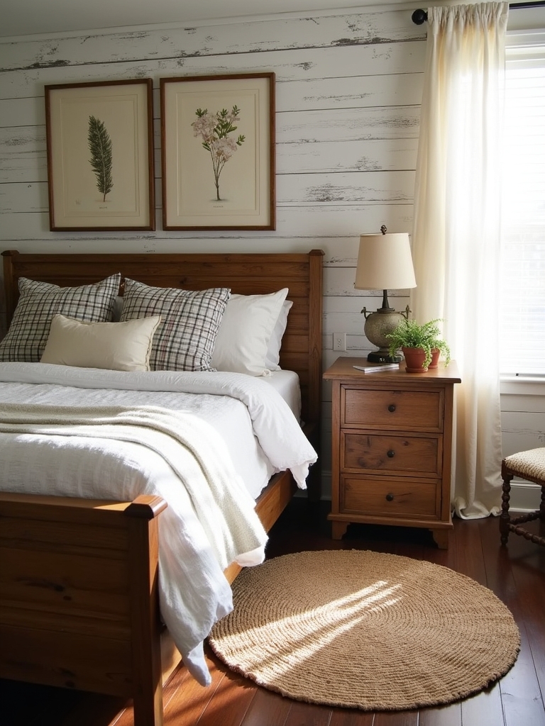 rustic farmhouse bedroom design