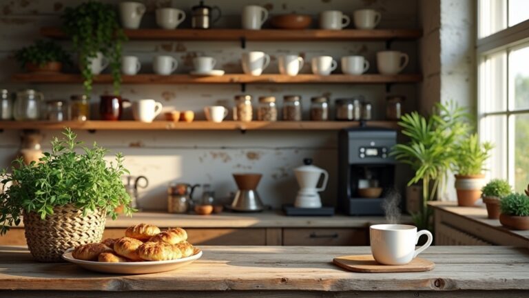 rustic farmhouse coffee bars