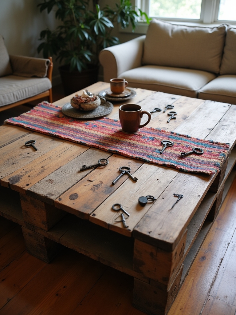 rustic vintage pallet table