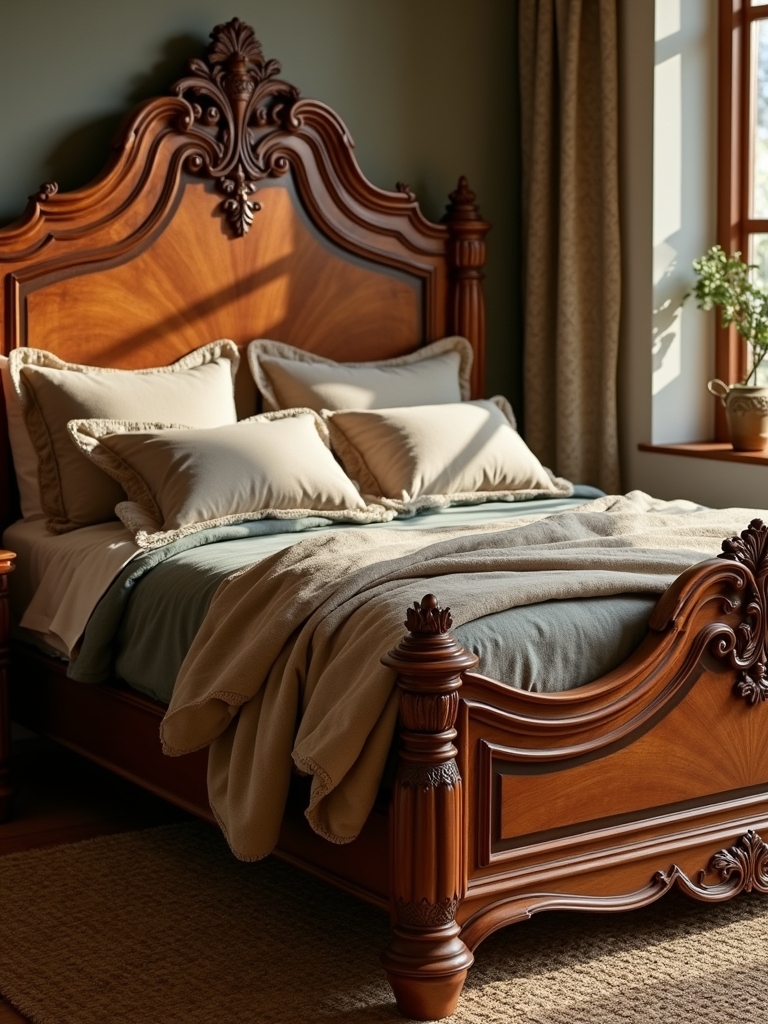 rustic wooden bed frames
