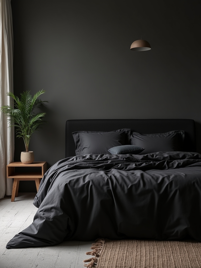 scandinavian minimalist bed design